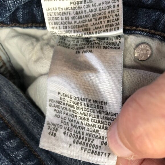 Levis Womens The Original Jean Jeans Size 8 Blue Denim Skinny Legging Casual - Picture 12 of 16